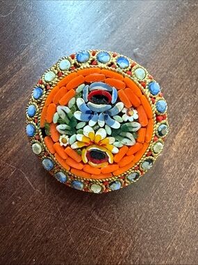Italian Millefiori Brooch